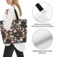 thumbnail image 3 of Fotbe Floral Insects Bolsa Tote Estética de Lona con Estampado para Mujer - Bolsa Reutilizable de Hombro Casual para Vacaciones, Compras, Trabajo y Gimnasio, 3 of 8
