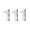 Silver 111, variant on Women's Angel Number Necklace Numbers Pendant with Chain Numerology Jewelry Silver 000