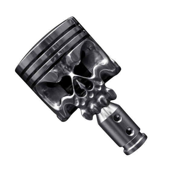 Automatic Manual Vehicle Motorcycle Piston Stainless Steel Skull Shape Shifter Knob Car Shifts Head Shifting Lever