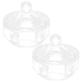 thumbnail image 1 of Glass Nail Dish Cups Transparent For Women Home Use 2Pcs 1.57x1.57In, 1 of 5