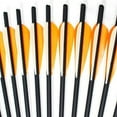 thumbnail image 6 of KY 12pcs 22" Carbon Shaft Bio Crossbow Bolts Arrows Screw-in Removable Arrowhead Moon Nocks for Archery Hunting, 6 of 6