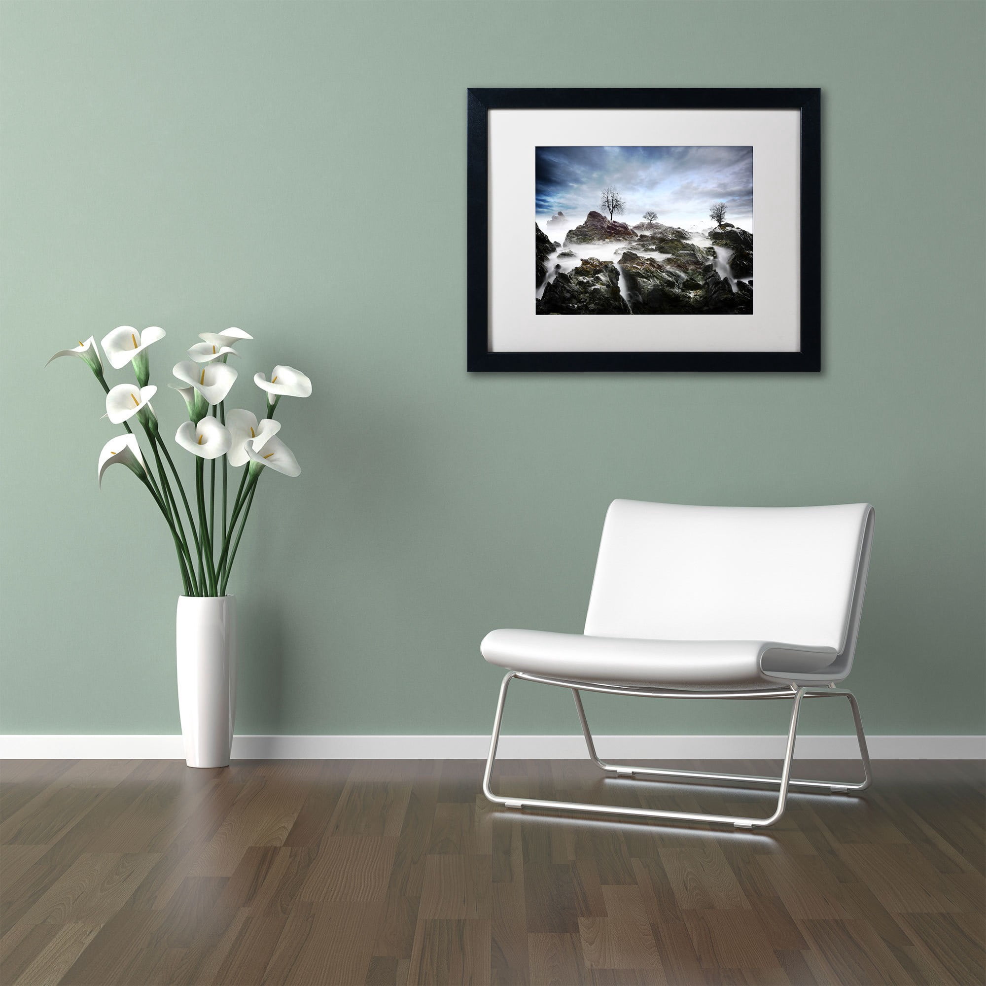"And Then.." Canvas Art by Philippe Sainte-Laudy, White Matte, Black Frame