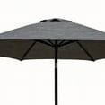 thumbnail image 5 of Four Seasons Courtyard Tuscany Market Umbrella with Crank and Tilt, Gray, 5 of 6