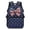 Patriotic USA Flag Star Bow, variant on Yspwyqan Duck Camo Bow School Backpack for Kids Teens, 17 Inch Lightweight Large Capacity with Side Pockets, Double Zipper Fits 15.6 Laptop Bookbag for Elementary Middle High School