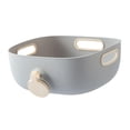 thumbnail image 4 of Cesta multiusos para escurrir frutas y verduras, colador y lavadora de granos con asa Blanco Gris, 4 of 9