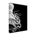 thumbnail image 3 of Trademark Fine Art Fab Funky Octopus Black And White B Canvas Wall Art - 24x32, 3 of 5