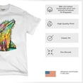 thumbnail image 4 of Tee Hunt You Only Live Once T-Shirt Cute Neon Dolphin Dean Russo Art Men's Tee, Ash Gray, X-Large, 4 of 5