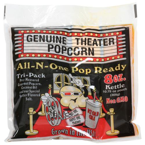 Superior Popcorn Company Premium 8 Ounce Popcorn Portion Packs, Case of