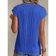 thumbnail image 2 of Camiseta PRETTYGARDEN Manga Corta Texturizada Casual Azul Talla L, 2 of 9
