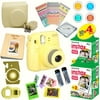 Fujifilm Instax Mini 8 Camera Yellow + "40" fujifilm instax mini 8 FILM SHEETS + MASSIVE BUNDLE for Fujifilm instax mini 8 camera