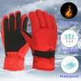 thumbnail image 6 of Outdoor Winter Girls Size Snow Gloves M/L Kids Skating Snowboarding Ski Windproof Warm Boys Kids Gloves & Mittens Toddler Girl Gloves Ages 2-4 Toddler Girl Snow Gloves, 6 of 8