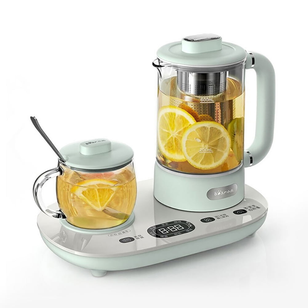 Bear YSHC06N1 Health Pot, Electric Kettle with Cup Warmer, Glass