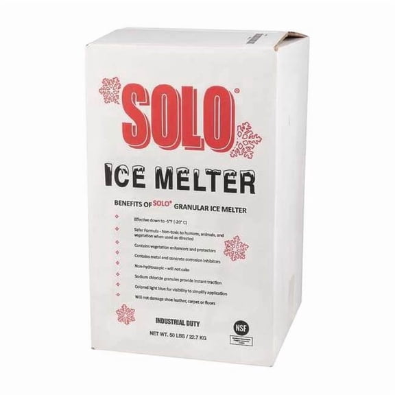Solo Ice Melt,Granular,50 lb. Carton,-5 F CSOL050BX-GR