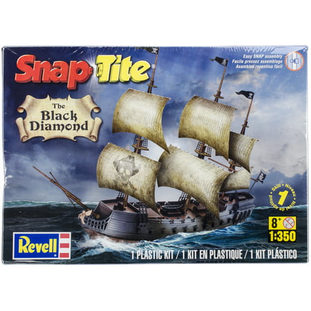 SnapTite Plastic Model Kit Black Diamond Pirate Ship (Best Plastic Ship Model Kits)