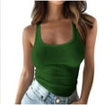 thumbnail image 2 of Titcea Tank Top for Women Solid Color U Neck Sleeveless T Shirts Loose Comfort Casual Sexy Tops, 2 of 6