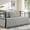 Grey, variant on Daybed Cover Set, Diamond Stitching All Season Cozy Bedding With Bedskirt Shams Microfiber Filling
