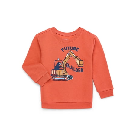 Garanimals Toddler Boy Graphic Fleece Sweatshirt, Sizes 2T-5T