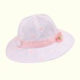thumbnail image 6 of Odeerbi Toddler Hat Baby Boys Girls Cotton Bucket Hat Summer Sun Hat for Sun Protection 2024 Fashion Flower Print Mesh Breathable Cap Cute Sunscreen Hat Pink, 6 of 6