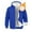 Royal Blue, variant on YIFUNIN Men's Casual Warm Jacket, Heavyweight Hooded Fleece Sweatshirt Full Zip, Thick Plush Lined Pullover for Fall Winter Outdoor Sports,Royal Blue,S