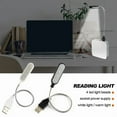 thumbnail image 5 of Mini 4 LED Book Lamp USB Reading Night Lamp White/Warm Color Table Desk Lamp Portable For Laptop Power Bank Notebook PC Computer, 5 of 9