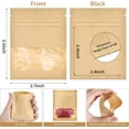 100 Pack Resealable Seed Packets,Small Coin Envelopes Bags with Clear ...