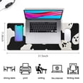 thumbnail image 5 of Long Mouse Pads for Desk,Black Halloween Ghost Silhouettes Desk Mats on Top Of Desks, Desk Mouse Pad Extra Large with 3mm Non-Slip Base and Stitched Edge for Gaming,Office,Work,Home 31.5"x11.8", 5 of 6