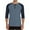 Blue, variant on ZZwxWA Summer Henley Shirts for Men Raglan 3/4 Sleeve Jersey Baseball T-Shirts Casual Cotton Sport Athletic Tee Tops Holiday Gift Finder