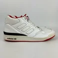 thumbnail image 2 of Adi - das Mens White Red High Top Basketball Shoes Sneakers Size 17 US EVM 004001, 2 of 6