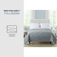 thumbnail image 5 of Mainstays Reversible Microfiber Comforter, Grey, Full/Queen, 5 of 11