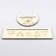 thumbnail image 4 of Soporte 2 uds soporte para cartas de Tarot de madera Rectangular en forma de luna Tarot soporte de madera para tarjetas para herramientas de adivinación de brujas decoración de Altar Eccomum Sopo, 4 of 5