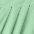 thumbnail image 4 of Defitshape Women's Summer Jumper Cotton Romper Cute Comfy Casual High Waist Soft Pocket Button Loose Playsuit Style16 12, 4 of 4