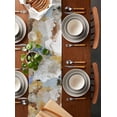 thumbnail image 4 of Abstract Triangle Table Runners Long Dresser Scarves Table Decoration for Wedding Party/Graduation Ceremony/Banquet Contemporary Painting Art Middle Century, 4 of 7