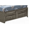 thumbnail image 4 of Full Size Metal Platform Bed with Built-in Storage Gray for Bedroom, 4 of 5