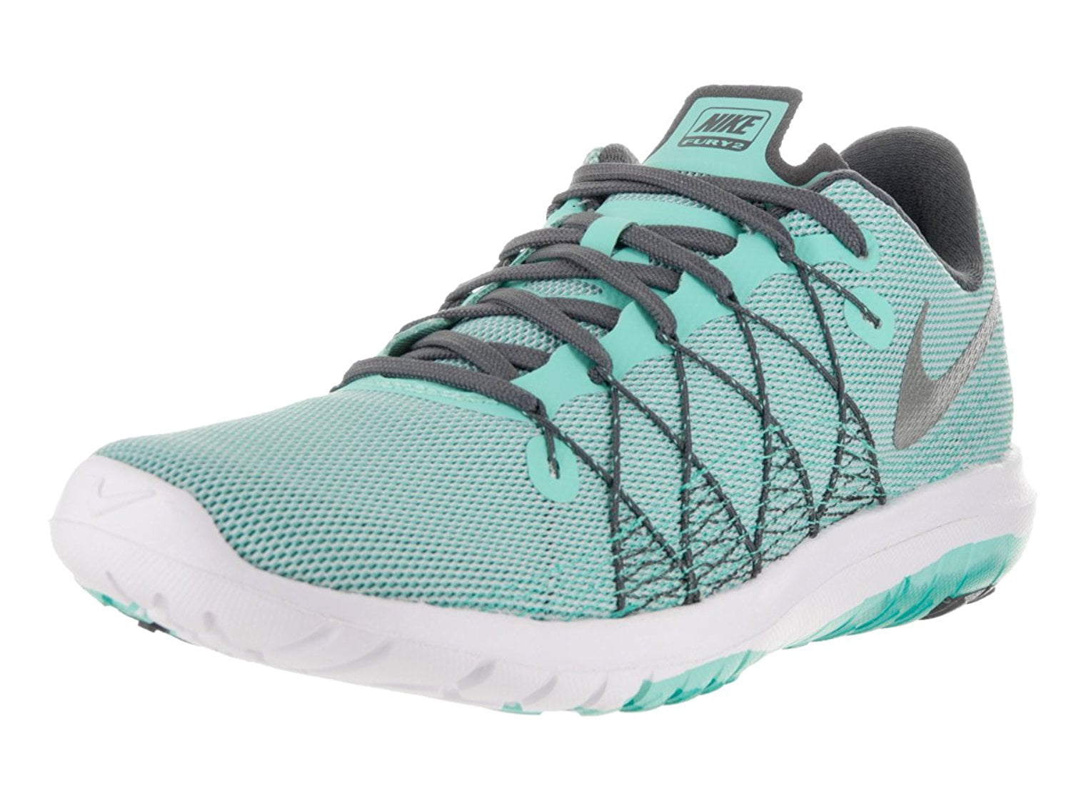 Nike - Nike Women's Flex Fury 2 Running Shoes-HyprTrq/MtllcSlvr-WlfGry-Dr - Walmart.com