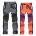 thumbnail image 1 of Spring and Summer Outdoor Sports Soft Shell Rush Pants Men's Colorblock Windproof Warm Breathable Fleece Thickened Hiking Pants Women, 1 of 5