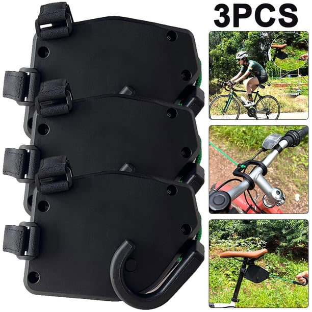 Cuerda Remolque para Bicicleta Tracción Portátil Correa Montaña 3 Uds.