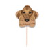 thumbnail image 1 of Brown Short leg Dachshund Dog Animal Selección de pastelitos Star lable Flag en palillos de dientes, 1 of 3