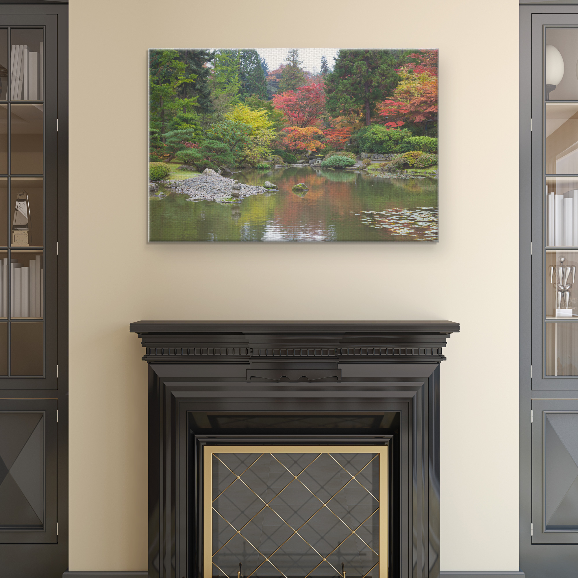 Masterpiece Art Gallery Autumn Waters Forest By Robin Constable Hanson Canvas Art Print 24" x 36"