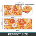 thumbnail image 7 of Pioneer Flower Floral Print Pattern Kitchen Rugs Sets Of 2,Anti Fatigue Kitchen Mat Rugs Non Slip Washable,Decorative Kitchen Floor Mats for Kitchen,Sink,Laundry,17"x30"+17"x47", 7 of 7
