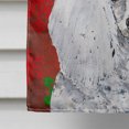 thumbnail image 4 of Carolines Treasures SC9749CHF White Toy Poodle Drapeau de Vacances Flocons de Neige Rouges Toile Taille Maison, 4 of 4