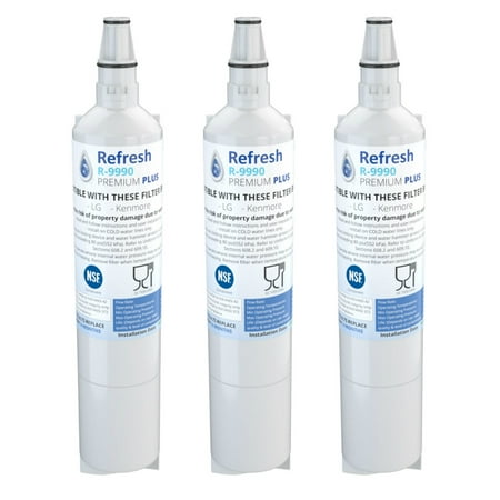 

Replacement Water Filter For Kenmore 5231JA2006E -by Refresh (3 Pack)