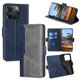 thumbnail image 1 of For Xiaomi Redmi Note 14 4G (164.84mm) Case Contrast Color Wallet Leather Phone Cover - Dark Brown +, 1 of 5
