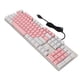thumbnail image 5 of Teclado mecánico, teclado mecánico de 104 teclas, interruptor azul, teclado mecánico, interruptor azul, teclado mecánico para juegos, eficiencia óptima, 5 of 9