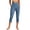#0131-Blue, variant on TaTaai Womens Printed Slim Fit Capri Leggings Yoga Pants with Pockets High Waist Stretchy Trousers Bottoms for Daily Gym