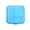 Blue, variant on Lubelski Portable Travel 4 Grid Pill Storage Box Case Container Mini Medicine Organizer