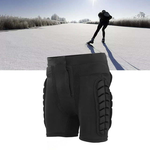 Protecteur de Hanches pour Ski, Coussinets de Hanches Réglables en EVA pour Ski Patinage Planche à Neige Skateboard