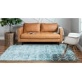 thumbnail image 4 of Rugs.com Lattice Trellis Collection Rug – 10' x 14' Blue Low-Pile Rug Perfect For Living Rooms, Large Dining Rooms, Open Floorplans, 4 of 9