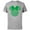 Athletic Heather, variant on Disney Minnie Mouse Green 4-Leaf Clovers St. Patrick's Day - Short Sleeve Cotton T-Shirt for Adults - Customized-Black