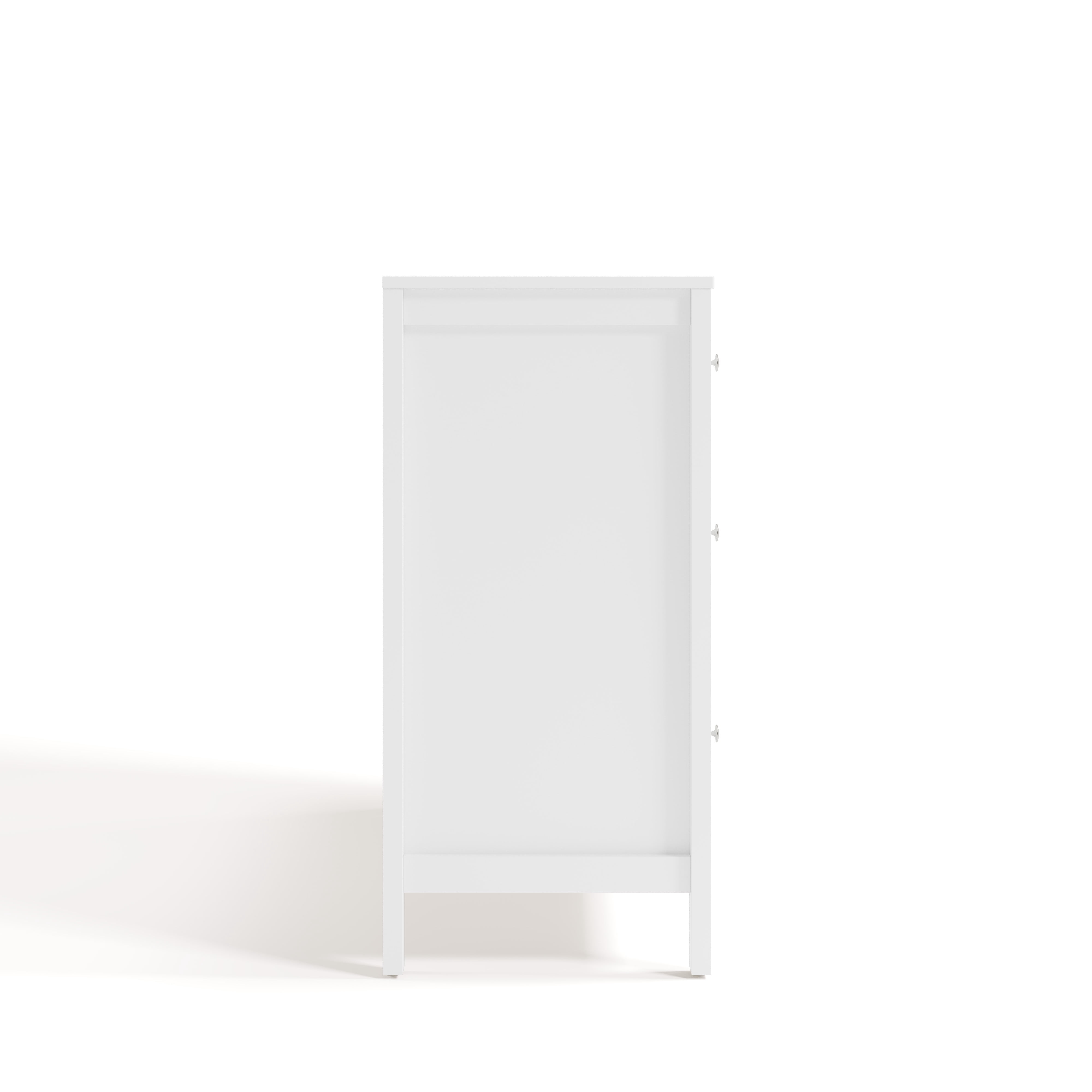 Storkcraft Horizon 6 Drawer Nursery Double Dresser, White