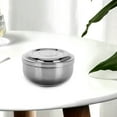 thumbnail image 5 of Stainless Steel Korean Rice Bowl with Lid Insulated for Serving Soup Small Dishes Ideal for and Camping, 5 of 6